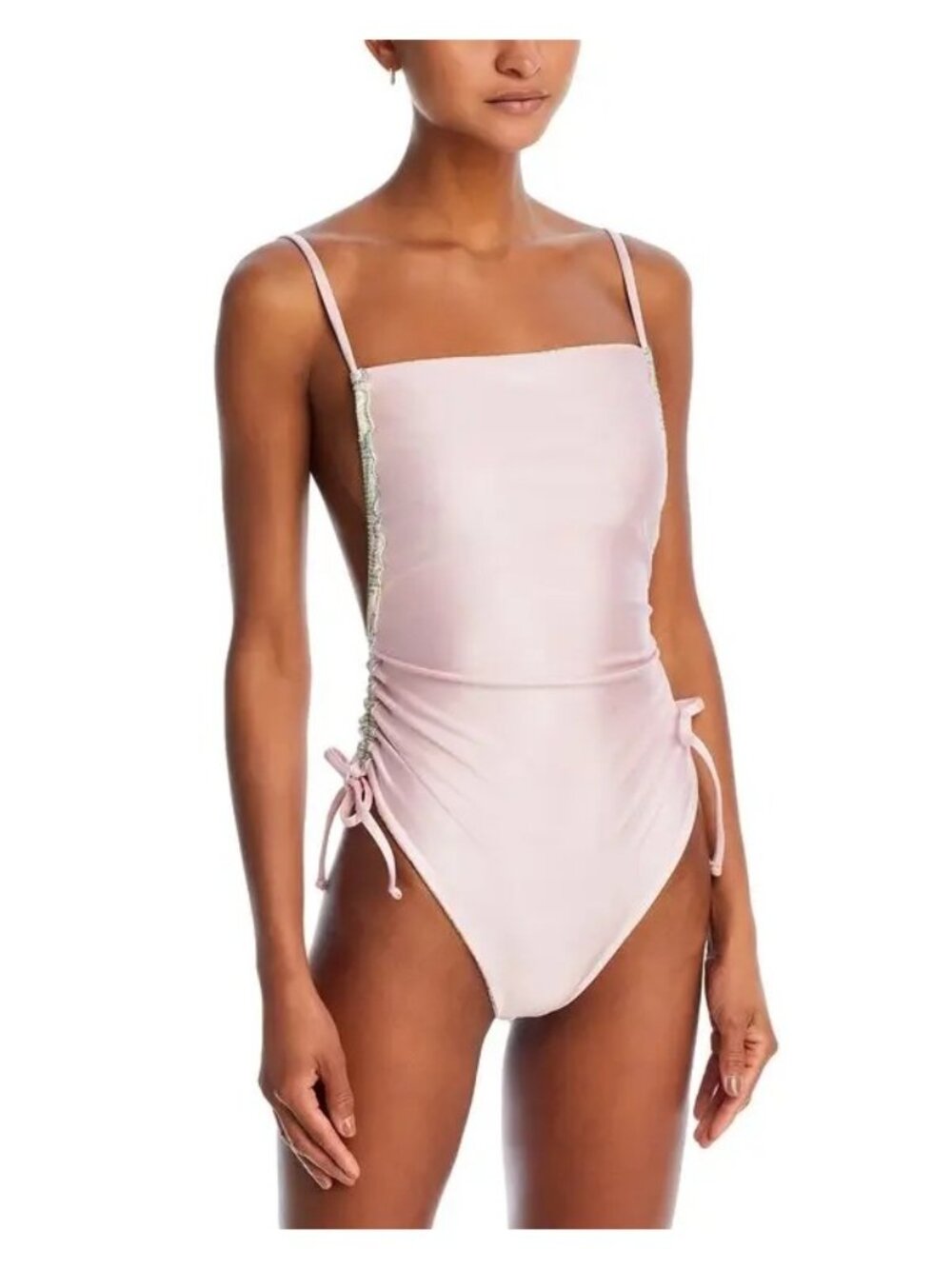 NWT Capittana Irene Reversible One Piece Swimsuit Lemon Flowers Womens Size XL - Picture 3 of 10